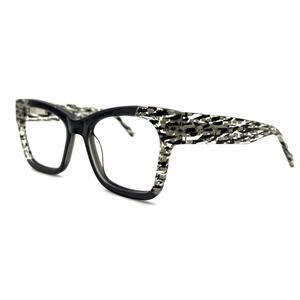 L.A.M.B. LA037 GRY GRAY AND MOSAIC AUTHENTIC EYEGLASSES 52-18